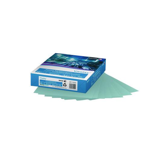 Multipurpose Pastel Colored Paper, 20 lb Bond Weight, 8.5 x 11, Blue, 500/Ream. Picture 1