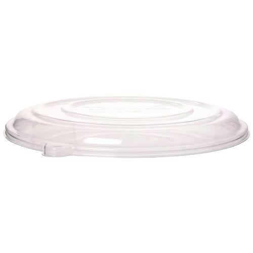 100% Recycled Content Pizza Tray Lids, 16 x 16 x 0.2, Clear, Plastic, 50/Carton. Picture 1