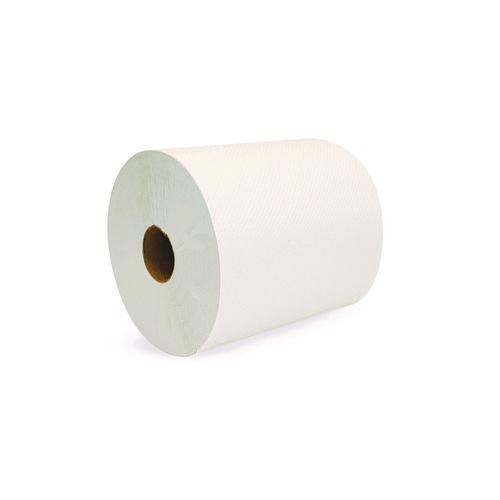 Boardwalk Green Universal Roll Towels, 1-Ply, 8" x 800 ft, Natural White, 6 Rolls/Carton. Picture 2