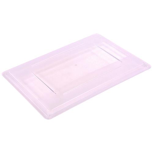 StorPlus Polycarbonate Food Storage Container Lid, 18 x 26 x 1.28, Clear, Plastic. Picture 1