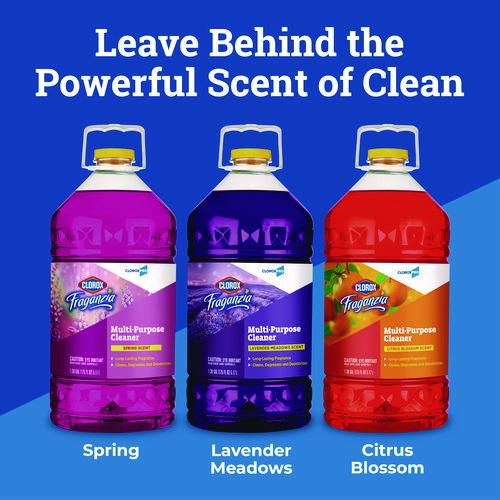 CloroxPro Fraganzia Multi-Purpose Cleaner Concentrate, Lavender Meadows Scent, 175 oz Bottle, 3/Carton. Picture 9