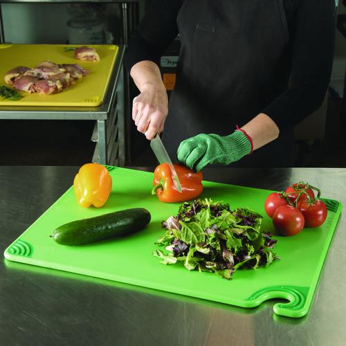 Saf-T-Grip Cutting Board, 24 x 18 x 0.5, Green. Picture 5