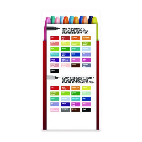 Permanent Markers Ultimate Collection, Assorted Tip Sizes/Assorted Tip Types, Assorted Colors, 45/Pack. Picture 2