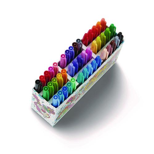 Permanent Markers Ultimate Collection, Assorted Tip Sizes/Assorted Tip Types, Assorted Colors, 45/Pack. Picture 3