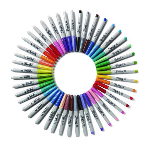 Permanent Markers Ultimate Collection, Assorted Tip Sizes/Assorted Tip Types, Assorted Colors, 45/Pack. Picture 4