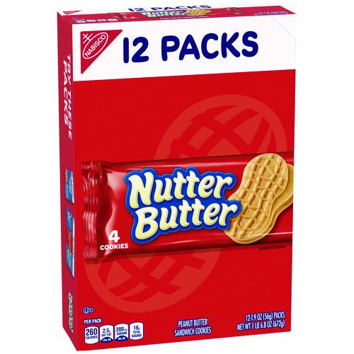 Nutter Butter Cookies, 1.9 oz Pack, 48 Packs/Carton. Picture 2