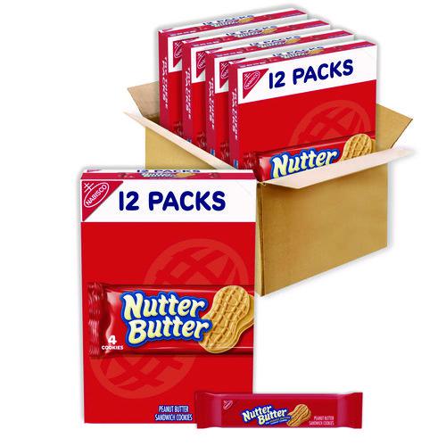 Nutter Butter Cookies, 1.9 oz Pack, 48 Packs/Carton. Picture 1