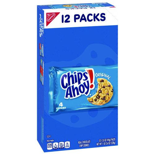Chips Ahoy Cookies, Chocolate Chip, 1.4 oz Pack. Picture 1