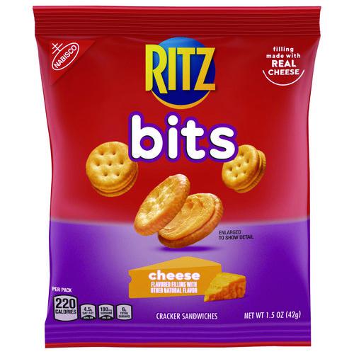 Ritz Bits, Cheese, 1.5 oz Packs, 60/Carton. Picture 2
