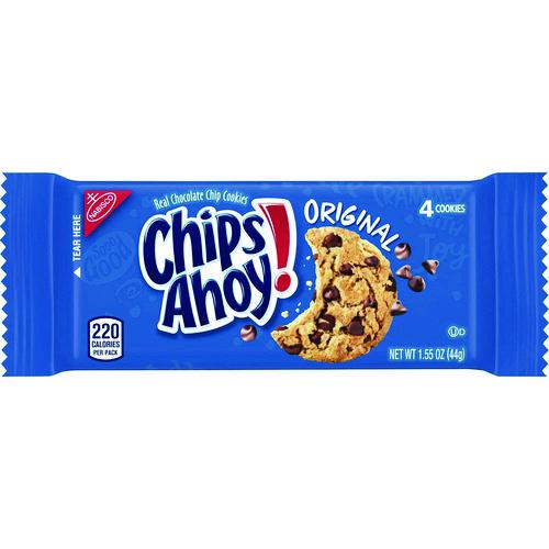 Chips Ahoy Cookies, Chocolate Chip, 1.4 oz Pack. Picture 2