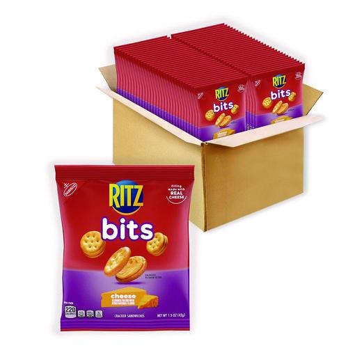 Ritz Bits, Cheese, 1.5 oz Packs, 60/Carton. Picture 1