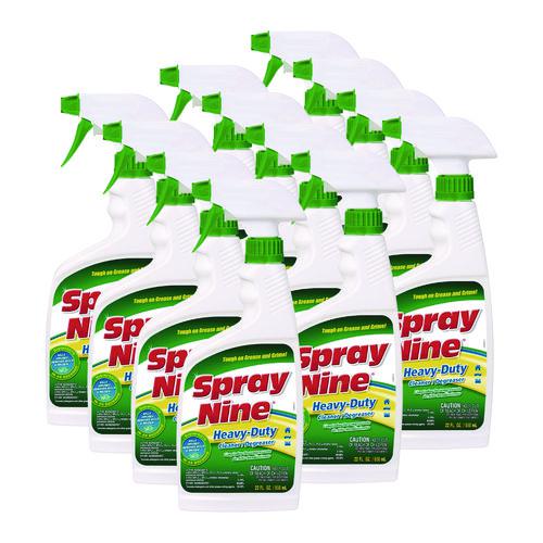 Heavy Duty Cleaner/Degreaser/Disinfectant, Citrus Scent, 22 oz Trigger Spray Bottle, 12/Carton. Picture 1