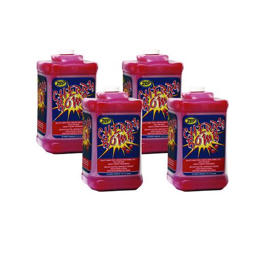 Cherry Bomb Hand Cleaner, Cherry Scent, 1 gal Bottle, 4/Carton. Picture 1
