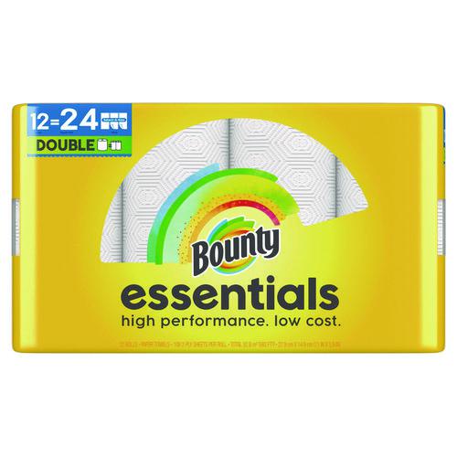 Essentials Select-A-Size Kitchen Roll Paper Towels, 2-Ply, 108 Sheets/Roll, 12 Rolls/Carton. Picture 1