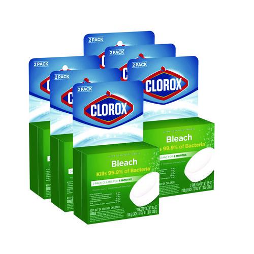 Automatic Toilet Bowl Cleaner, 3.5 oz Tablet, 2/Pack, 6 Packs/Carton. Picture 1