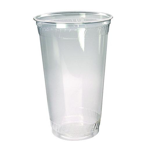 Kal-Clear PET Cold Drink Cups, 24 oz, Clear, 25/Sleeve, 24 Sleeves/Carton. Picture 1