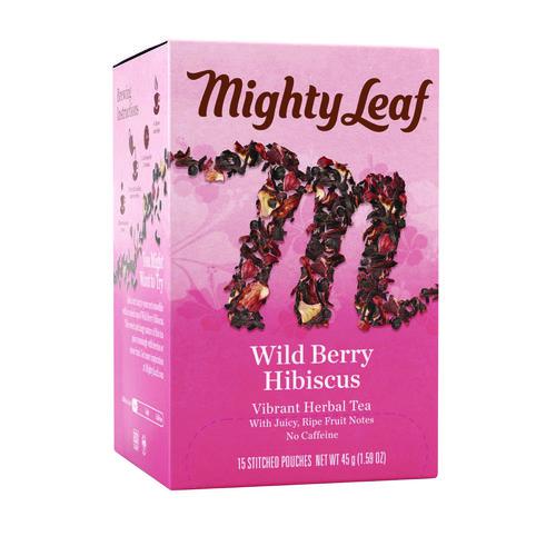 Whole Leaf Tea Pouches, Wild Berry Hibiscus, 15/Box. Picture 1