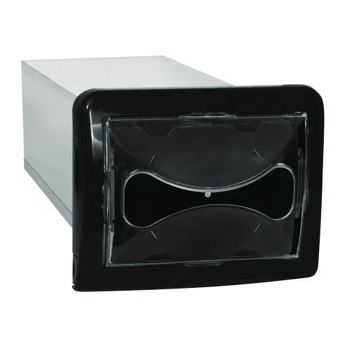 Tandem In-Counter Interfold Napkins Dispenser, 6.25 x 18 x 6.5, Black. Picture 3