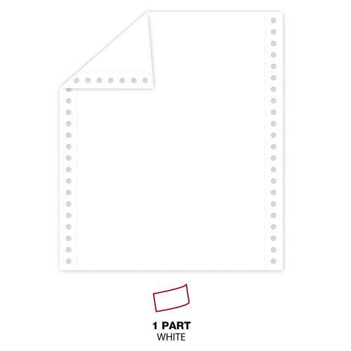 Printout Paper, 1-Part, 20 lb Bond Weight, 9.5 x 11, White, 2,300/Carton. Picture 3