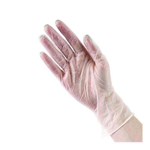 General Purpose Vinyl Gloves, Powder/Latex-Free, 2.6 mil, Large, Clear, 100/Box, 10 Boxes/Carton. Picture 11