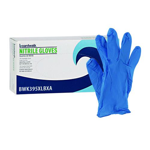 Disposable General-Purpose Powder-Free Nitrile Gloves, X-Large, Blue, 5 mil, 1,000/Carton. Picture 3
