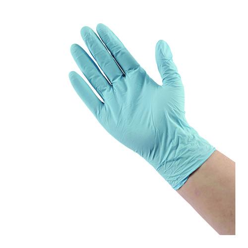 Disposable Examination Nitrile Gloves, Medium, Blue, 5 mil, 100/Box. Picture 8