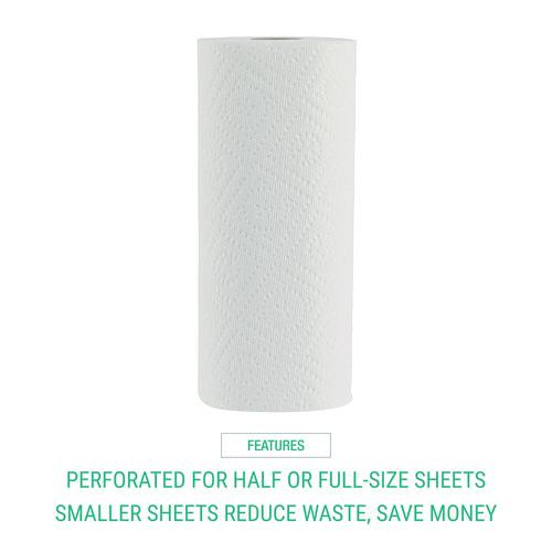 Premium Kitchen Roll Towels, 2-Ply, 11 x 6, White, 110/Roll, 12 Rolls/Carton. Picture 6
