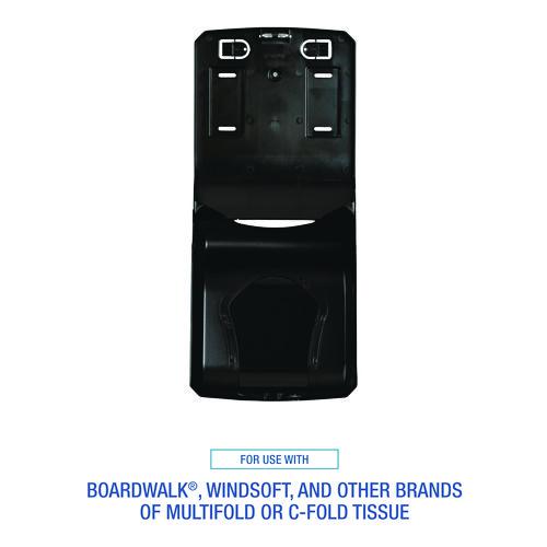 Ultrafold Multifold/C-Fold Towel Dispenser, 11.75 x 6.25 x 18, Black Pearl. Picture 5