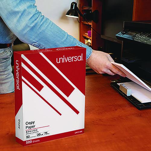 Copy Paper Convenience Carton, 92 Bright, 20 lb Bond Weight, 8.5 x 11, White, 500 Sheets/Ream, 5 Reams/Carton. Picture 4