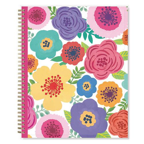 Mahalo Academic Year Create-Your-Own Cover Weekly/Monthly Planner, Floral Artwork, 11 x 8.5, 12-Month (July-June): 2024-2025. Picture 2