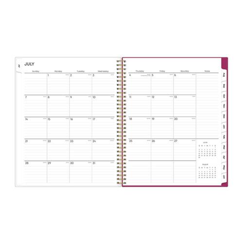 Mahalo Academic Year Create-Your-Own Cover Weekly/Monthly Planner, Floral Artwork, 11 x 8.5, 12-Month (July-June): 2024-2025. Picture 4