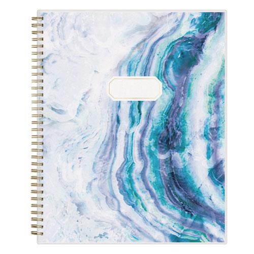 Gemma Academic Year Weekly/Monthly Planner, Geode Artwork, 11 x 8.5, Blue/Purple Cover, 12-Month (July to June): 2024 to 2025. Picture 2