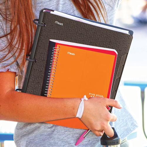 Wirebound Notebook, 5-Subject, Medium/College Rule, Assorted Cover Color, (150) 9.5 x 6.63 Sheets, 6/Pack. Picture 6