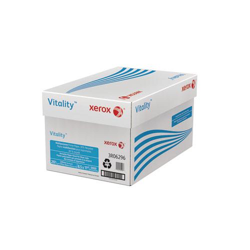 Vitality 30% Recycled Multipurpose Paper, 92 Bright, 20 lb Bond Weight, 8.5 x 11, White, 500/Ream. Picture 2