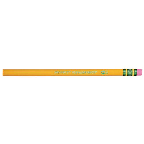 My First Woodcase Pencil with Eraser, 3.6 mm, HB (#2), Black Lead, Yellow Barrel, 36/Pack. Picture 2