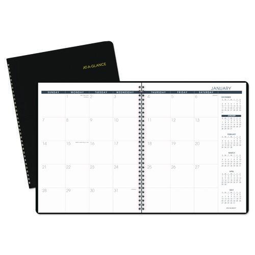 Monthly Planner, 11 x 9, Black Cover, 15-Month (Jan to Mar): 2024 to 2025. Picture 1