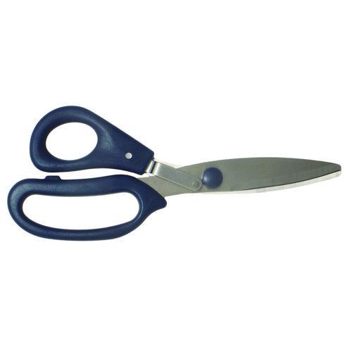 Power Pivot Shears, 8" Long, 3.5" Cut Length, Blue Straight Handle. Picture 3