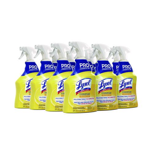 Advanced Deep Clean All Purpose Cleaner, Lemon Breeze, 32 oz Trigger Spray Bottle, 12/Carton. Picture 1