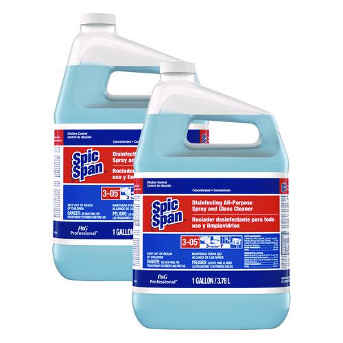 Disinfecting All-Purpose Spray and Glass Cleaner, Concentrated, 1 gal, 2/Carton. Picture 1
