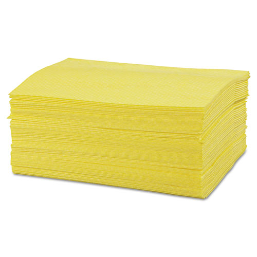 Masslinn Dust Cloths, 1-Ply, 16 x 24, Unscented, Yellow, 50/Pack, 8 Packs/Carton. Picture 1