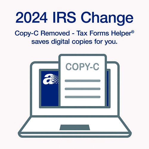 4-Part 1099-INT Tax Forms with Tax Forms Helper, Fiscal Year: 2024, 4-Part Carbonless, 8 x 5.5, 2 Forms/Sheet, 24 Forms Total. Picture 7