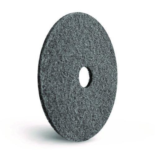 Black Diamond 800 Deep Cleaning Pad, 20" Diameter, 800 Grit, Black/Gray, 2/Carton. Picture 4