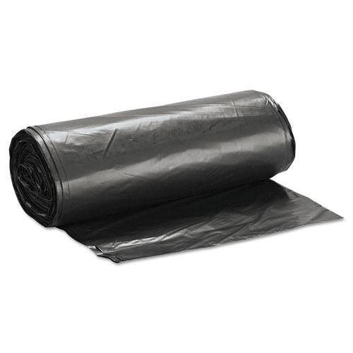 Low-Density Commercial Can Liners, Coreless Interleaved Roll, 60 gal, 1.4 mil, 38" x 58", Black, 20 Bags/Roll, 5 Rolls/Carton. Picture 3