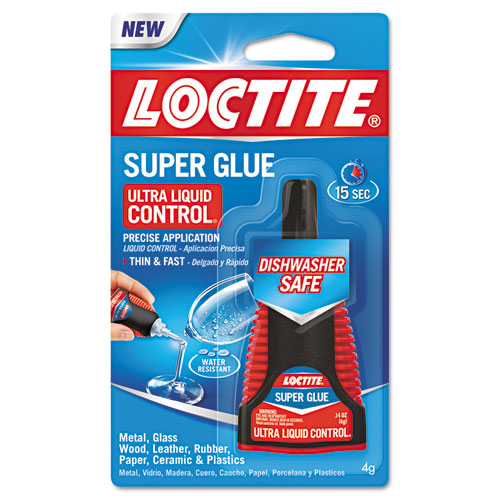Ultra Liquid Control Super Glue, 0.14 oz, Dries Clear. Picture 1
