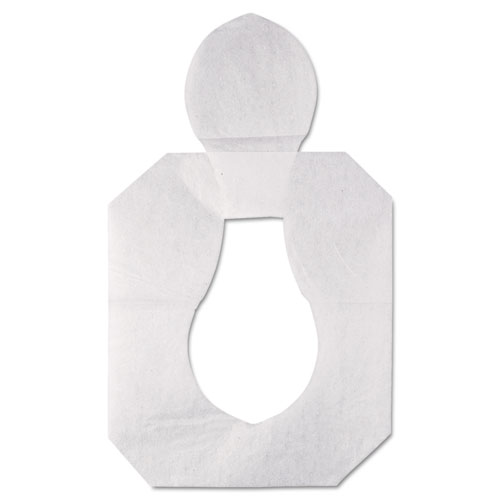 Health Gards Toilet Seat Covers, Half-Fold, 14.25 x 16.5, White, 250/Pack, 4 Packs/Carton. Picture 3