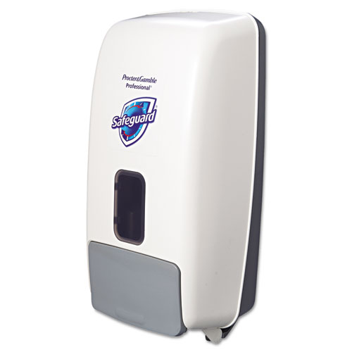 Foam Hand Soap Dispenser, 1,200 mL, White/Gray. Picture 2