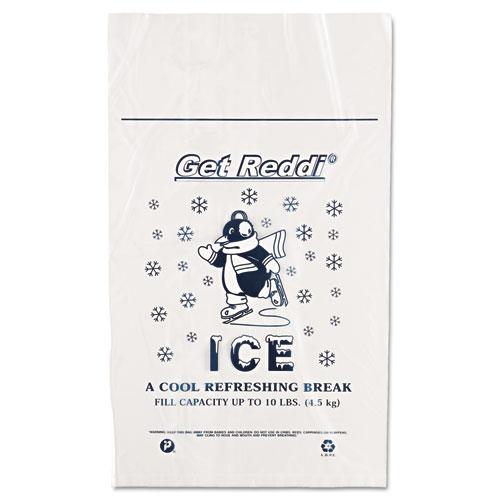 Ice Bags, 1.5 mil, 12" x 21", Clear, 1,000/Carton. Picture 2