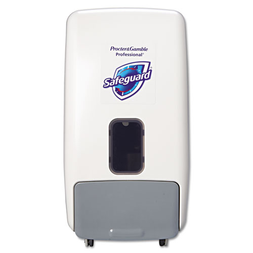 Foam Hand Soap Dispenser, 1,200 mL, White/Gray. Picture 1