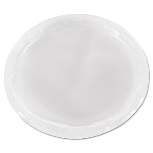 Deli Container Lids, Plug-Style, Clear, Plastic, 50/Pack, 10 Packs/Carton. Picture 1