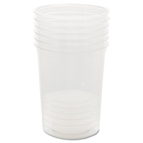 Deli Containers, 32 oz, Clear, Plastic, 50/Pack, 10 Packs/Carton. Picture 2